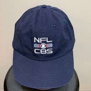 NFL CBS Navy Strapback Baseball Cap
